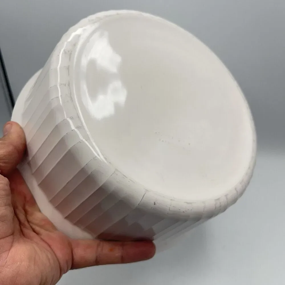 Vtg Corning Ware French White F 1 B 2.5 liter Round Casserole Dish No Lid